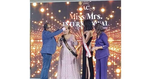 Ms Mahajabeen Rozy, runner up in Mrs India international pageant 2024 at Bristol hotel, Dubai | Loktej Business, International, Entertainment News Ms Mahajabeen Rozy, runner up in Mrs India international pageant 2024 at Bristol hotel, Dubai | Loktej Business, International, Entertainment News